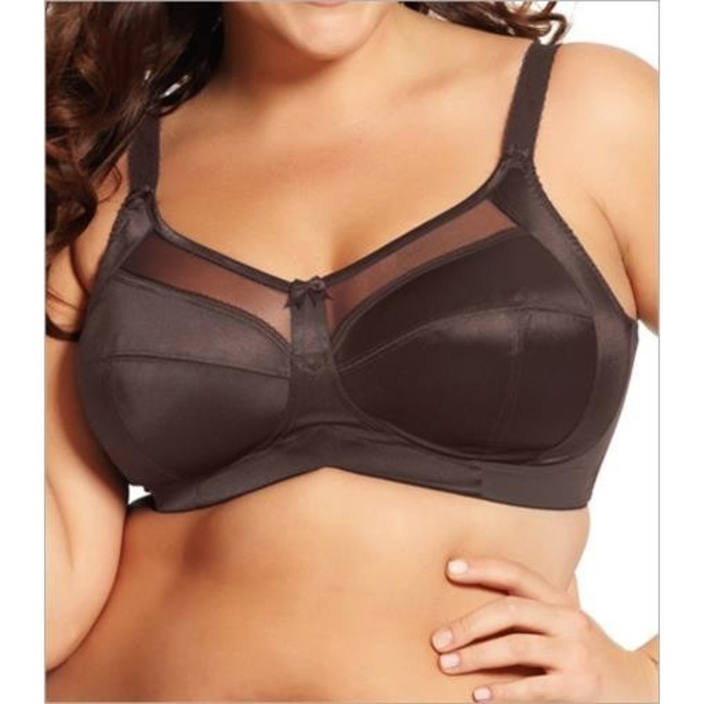 NWT Goddess 38DD Keira Fawn Black Bra Banded 6093 Soft Cup 131930